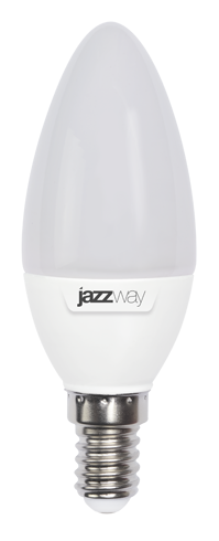 Лампа светодиод. (LED) Свеча Е14  9Вт 820лм 5000К 230В матов. Jazzway