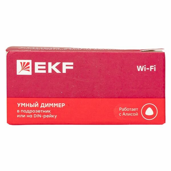 Диммер встр. в уст. коробку Wi-Fi 2х100Вт, 2-канал. EKF Connect