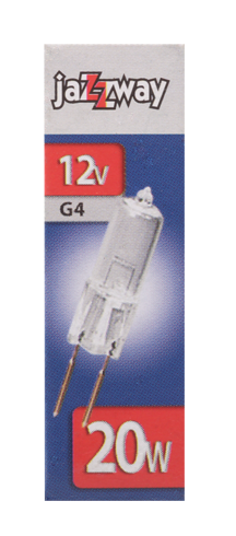 Лампа (ГЛН) PH-JC 20Вт 12В прозр G4  2000ч Jazzway