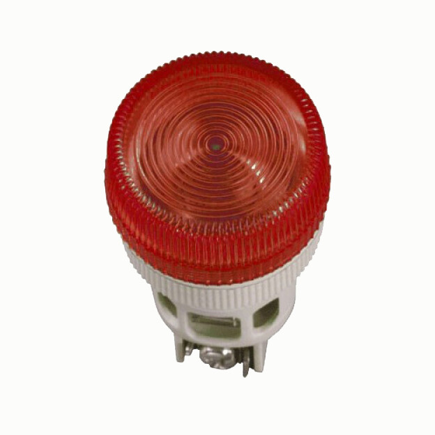 Лампа ENR-22 сигнальная, цилиндр d22мм неон/240В красный ИЭК