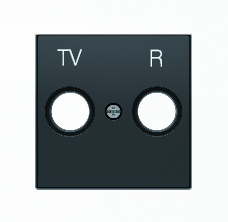 Накладка TV-R розетки, черный бархат SKY ABB