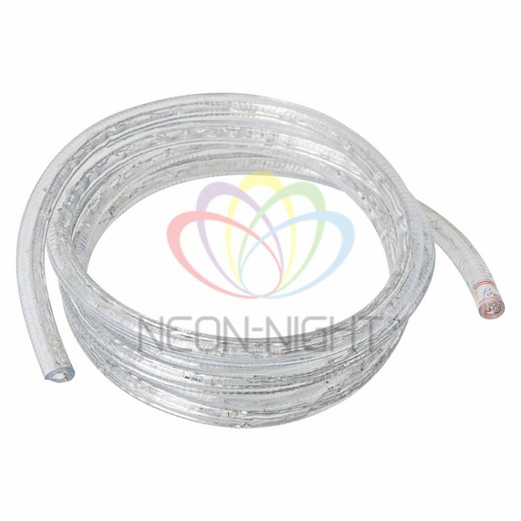 Шнур (лента) LED круг.d13мм холод-бел. (мод. резки 1м) постоян.свеч.(фиксинг) IP54 Neon-Night