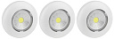 Светильник нажимн. (LED*1 COB) ПЛАСТИК. на 2-стор. скотче бел. комплект 3 шт. (3хААА) ЭРА-Фонари переносные - купить по низкой цене в интернет-магазине, характеристики, отзывы | АВС-электро