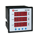 VD-723 Вольтметр цифровой на панель (72х72) трехфазный EKF PROxima-Вольтметры щитовые - купить по низкой цене в интернет-магазине, характеристики, отзывы | АВС-электро