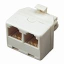 Телефонный двойник 6P4C-Электроустановочные изделия (ЭУИ) - купить по низкой цене в интернет-магазине, характеристики, отзывы | АВС-электро