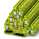 Клемма защитного провода  UT 2,5-3PE  Phoenix Contact-Низковольтное оборудование - купить по низкой цене в интернет-магазине, характеристики, отзывы | АВС-электро