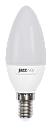 Лампа светодиод. (LED) Свеча Е14  9Вт 820лм 5000К 230В матов. Jazzway-Лампы светодиодные - купить по низкой цене в интернет-магазине, характеристики, отзывы | АВС-электро