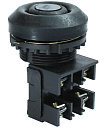 Выключатель кнопочный   ВК30-10-11110-54 У2, черный, 1з+1р, цилиндр, IP54, 10А, 660В,(ЭТ)